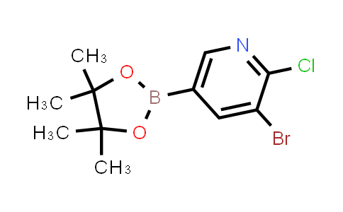 CAS No. 2223049-72-5, 3-bromo-2-chloro-5-(4,4,5,5-tetramethyl-1,3,2-dioxaborolan-2-yl)pyridine