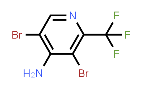 CAS No. 2403731-08-6, 3,5-dibromo-2-(trifluoromethyl)pyridin-4-amine