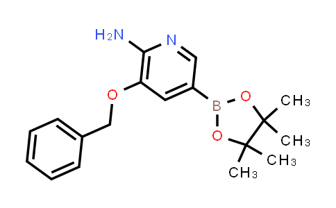 CAS No. 756520-57-7, 3-benzyloxy-5-(4,4,5,5-tetramethyl-1,3,2-dioxaborolan-2-yl)pyridin-2-amine