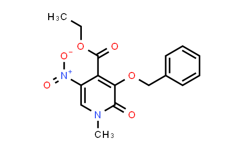 CAS No. 2306271-39-4, ethyl 3-benzyloxy-1-methyl-5-nitro-2-oxo-pyridine-4-carboxylate