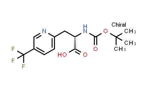 2350863-56-6 | (2S)-2-(tert-butoxycarbonylamino)-3-[5-(trifluoromethyl)-2-pyridyl]propanoic acid