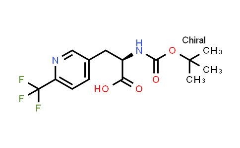 2050910-58-0 | (2R)-2-(tert-butoxycarbonylamino)-3-[6-(trifluoromethyl)-3-pyridyl]propanoic acid