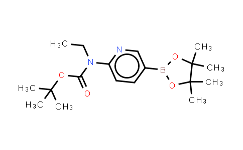 CAS No. 1032758-86-3, 6-(Boc-ethylamino)pyridine-3-boronic acid pinacol ester