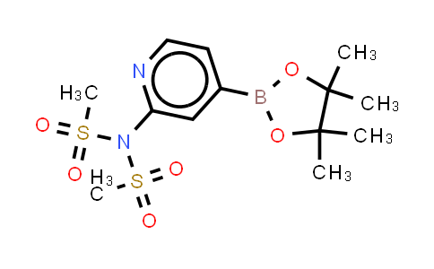 CAS No. 2179098-20-3, N-methylsulfonyl-N-[4-(4,4,5,5-tetramethyl-1,3,2-dioxaborolan-2-yl)-2-pyridyl]methanesulfonamide