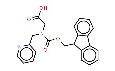 CAS No. 258332-50-2, 2-[9H-fluoren-9-ylmethoxycarbonyl(2-pyridylmethyl)amino]acetic acid