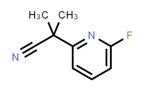 1345411-68-8 | 2-(6-fluoro-2-pyridyl)-2-methyl-propanenitrile