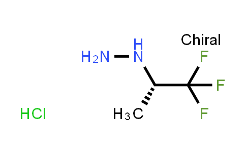 2764851-03-6 | [(1S)-2,2,2-trifluoro-1-methyl-ethyl]hydrazine;hydrochloride