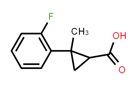 1251153-10-2 | 2-(2-fluorophenyl)-2-methyl-cyclopropanecarboxylic acid