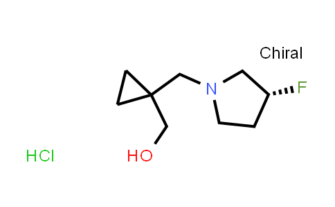 2940871-20-3 | [1-[[(3R)-3-fluoropyrrolidin-1-yl]methyl]cyclopropyl]methanol;hydrochloride