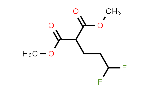 CAS No. 1781090-76-3, dimethyl 2-(3,3-difluoropropyl)propanedioate