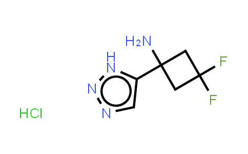 2193057-66-6 | 3,3-difluoro-1-(1H-triazol-5-yl)cyclobutanamine;hydrochloride