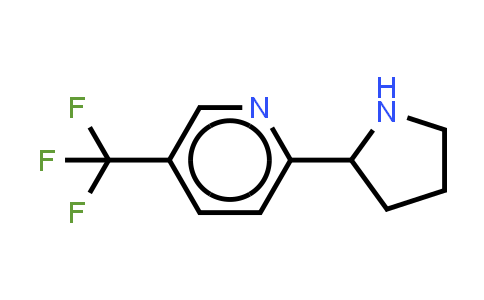 DY860895 | 1256787-20-8 | 2-pyrrolidin-2-yl-5-(trifluoromethyl)pyridine