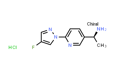 2097133-17-8 | (1S)-1-[6-(4-fluoropyrazol-1-yl)-3-pyridyl]ethanamine;hydrochloride
