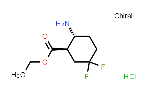 2940857-86-1 | ethyl (1R,2R)-2-amino-5,5-difluoro-cyclohexanecarboxylate;hydrochloride
