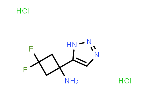 2316459-16-0 | 3,3-difluoro-1-(1H-triazol-5-yl)cyclobutanamine;dihydrochloride
