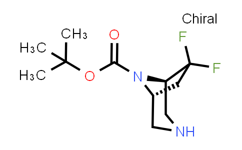 1290627-70-1 | tert-butyl rel-(1R,5R)-6,6-difluoro-3,8-diazabicyclo[3.2.1]octane-8-carboxylate