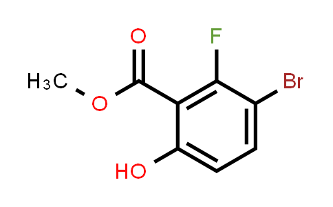 MC860981 | 1805498-31-0 | methyl 3-bromo-2-fluoro-6-hydroxy-benzoate