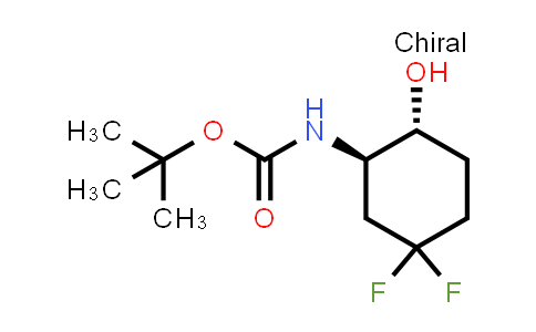 2940879-33-2 | tert-butyl N-[trans-5,5-difluoro-2-hydroxy-cyclohexyl]carbamate