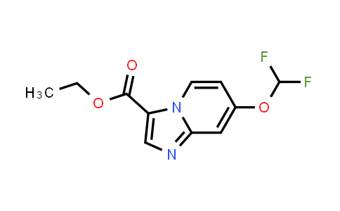 1426136-23-3 | ethyl 7-(difluoromethoxy)imidazo[1,2-a]pyridine-3-carboxylate