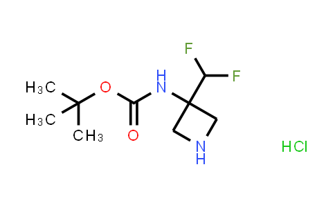 MC861009 | 2708287-78-7 | tert-butyl N-[3-(difluoromethyl)azetidin-3-yl]carbamate;hydrochloride