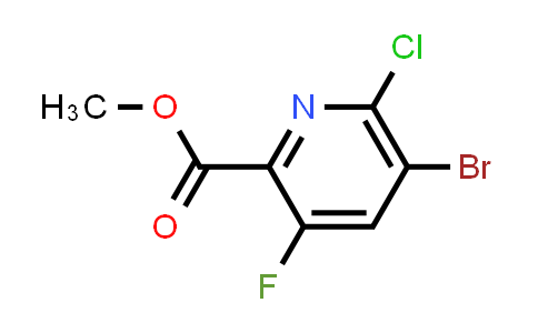 MC861033 | 1211528-83-4 | methyl 5-bromo-6-chloro-3-fluoro-pyridine-2-carboxylate