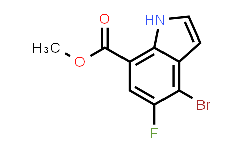 MC861040 | 2254168-40-4 | methyl 4-bromo-5-fluoro-1H-indole-7-carboxylate