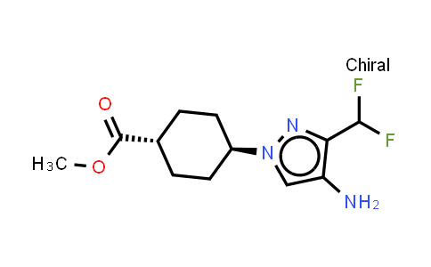 2434853-23-1 | methyl trans-4-[4-amino-3-(difluoromethyl)pyrazol-1-yl]cyclohexanecarboxylate