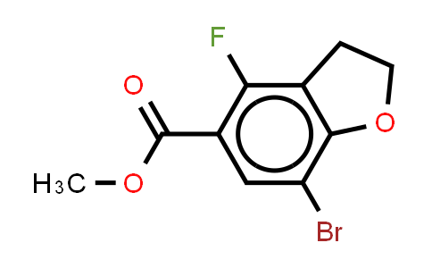 MC861046 | 2253108-16-4 | methyl 7-bromo-4-fluoro-2,3-dihydrobenzofuran-5-carboxylate