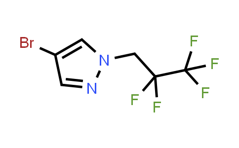 1707364-48-4 | 4-bromo-1-(2,2,3,3,3-pentafluoropropyl)pyrazole