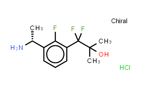 2569698-46-8 | 1-[3-[(1R)-1-aminoethyl]-2-fluoro-phenyl]-1,1-difluoro-2-methyl-propan-2-ol;hydrochloride