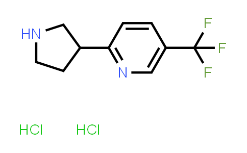 1909318-71-3 | 2-pyrrolidin-3-yl-5-(trifluoromethyl)pyridine;dihydrochloride