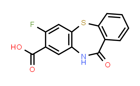 1809143-47-2 | 2-fluoro-6-oxo-5H-benzo[b][1,4]benzothiazepine-3-carboxylic acid