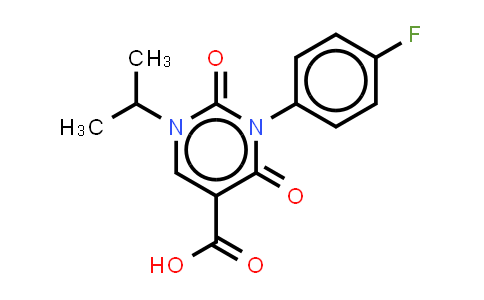 1437323-26-6 | 3-(4-fluorophenyl)-2,4-dioxo-1-(propan-2-yl)-1,2,3,4-tetrahydropyrimidine-5-carboxylic acid