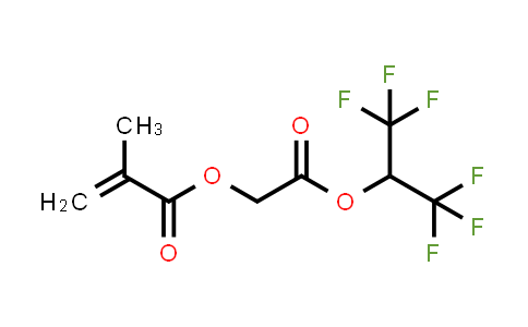MC861079 | 1176273-30-5 | [2-oxo-2-[2,2,2-trifluoro-1-(trifluoromethyl)ethoxy]ethyl] 2-methylprop-2-enoate