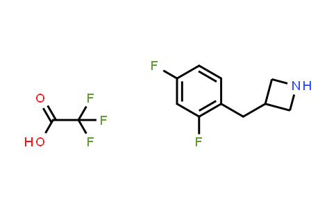 2891597-93-4 | 3-[(2,4-difluorophenyl)methyl]azetidine;2,2,2-trifluoroacetic acid