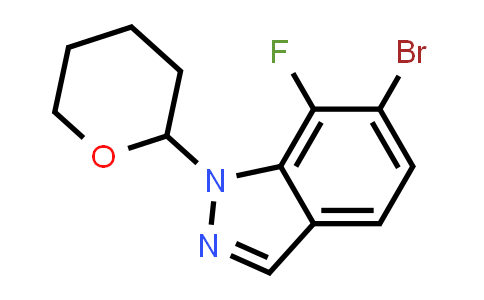 2883044-81-1 | 6-bromo-7-fluoro-1-tetrahydropyran-2-yl-indazole