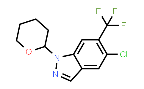 2940946-28-9 | 5-chloro-1-tetrahydropyran-2-yl-6-(trifluoromethyl)indazole