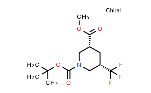 2243222-07-1 | O1-tert-butyl O3-methyl cis-5-(trifluoromethyl)piperidine-1,3-dicarboxylate