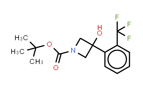 MC861102 | 1609671-83-1 | tert-butyl 3-hydroxy-3-[2-(trifluoromethyl)phenyl]azetidine-1-carboxylate