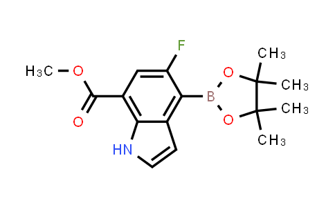 2254168-41-5 | methyl 5-fluoro-4-(4,4,5,5-tetramethyl-1,3,2-dioxaborolan-2-yl)-1H-indole-7-carboxylate