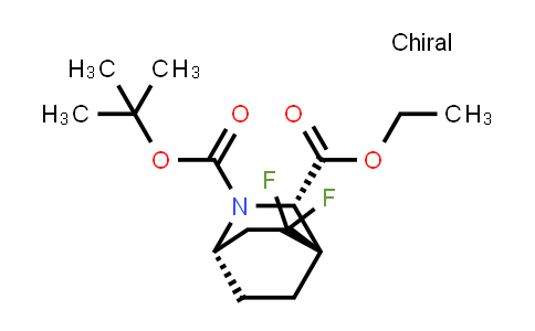 2380651-53-4 | O2-tert-butyl O3-ethyl (1S,3S,4S)-5,5-difluoro-2-azabicyclo[2.2.2]octane-2,3-dicarboxylate