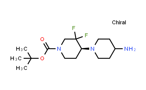 MC861105 | 2891580-81-5 | tert-butyl (4S)-4-(4-amino-1-piperidyl)-3,3-difluoro-piperidine-1-carboxylate