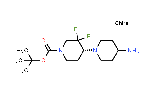 MC861106 | 2891580-38-2 | tert-butyl (4R)-4-(4-amino-1-piperidyl)-3,3-difluoro-piperidine-1-carboxylate