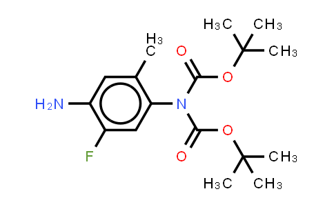 MC861118 | 2665662-72-4 | tert-butyl N-(4-amino-5-fluoro-2-methyl-phenyl)-N-tert-butoxycarbonyl-carbamate