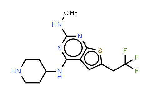 2134170-30-0 | N2-methyl-N4-(4-piperidyl)-6-(2,2,2-trifluoroethyl)thieno[2,3-d]pyrimidine-2,4-diamine