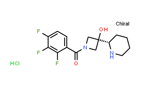 MC861125 | 2065147-70-6 | [3-羟基-3-[(2S)-2-哌啶基]氮杂环丁烷-1-基]-(2,3,4-三氟苯基)甲酮盐酸盐