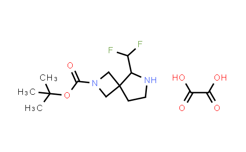 2840127-08-2 | tert-butyl 5-(difluoromethyl)-2,6-diazaspiro[3.4]octane-2-carboxylate;oxalic acid