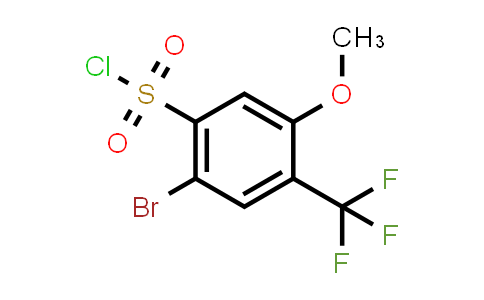 CAS No. 694514-20-0, 2-bromo-5-methoxy-4-(trifluoromethyl)benzenesulfonyl chloride