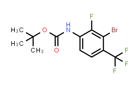 MC861129 | 2940962-32-1 | tert-butyl N-[3-bromo-2-fluoro-4-(trifluoromethyl)phenyl]carbamate