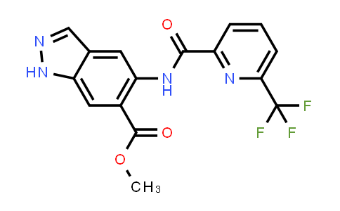 MC861134 | 1799836-52-4 | methyl 5-[[6-(trifluoromethyl)pyridine-2-carbonyl]amino]-1H-indazole-6-carboxylate